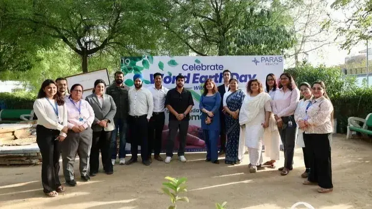 Paras Hospital Celebrates Earth Day with Green Initiative